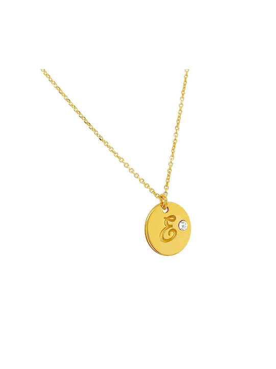 Xryseio Necklace Monogram from Gold Plated Silver