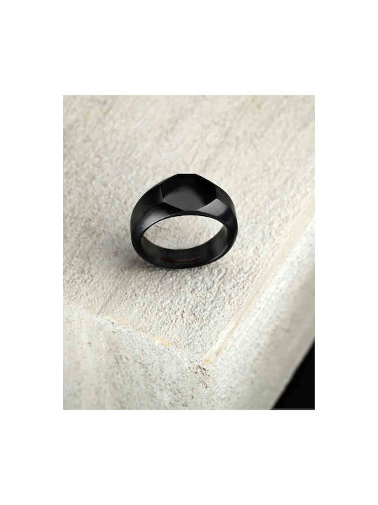 Sector Herren Ring aus Stahl Vergoldet
