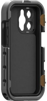 Polar Pro Umschlag Rückseite Silikon Schwarz (iPhone 14 Pro Max) IP14-MAX-CAGE