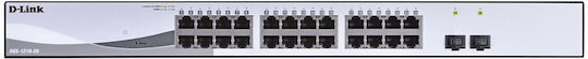 D-Link DGS-1210-26 Unmanaged L2 Switch with 26 Gigabit (1Gbps) Ethernet Ports and 2 SFP Ports