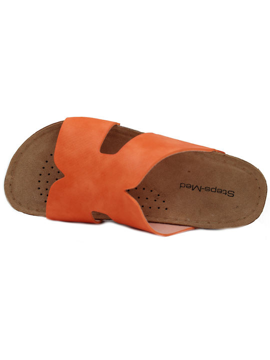 Women's Anatomical Slipper - Orange | Steps Med 018