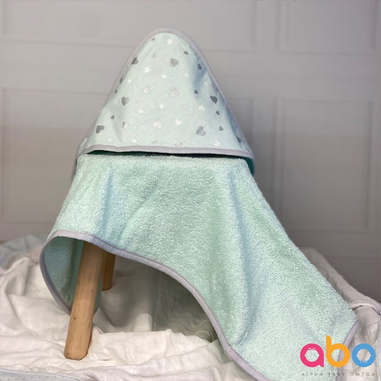 abo Baby-Badetuch mit Kapuzen 75x75cm