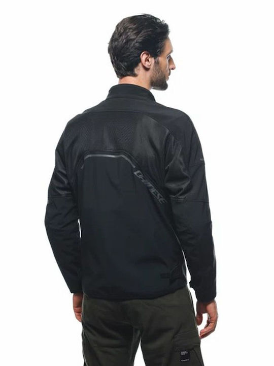 Dainese Ignite Air Tex Мъжко Мотоциклетно яке Black/Black/Grey Reflex