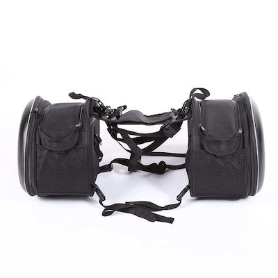 Motorcycle Saddle Side Bag Set 58lt in Black Colour