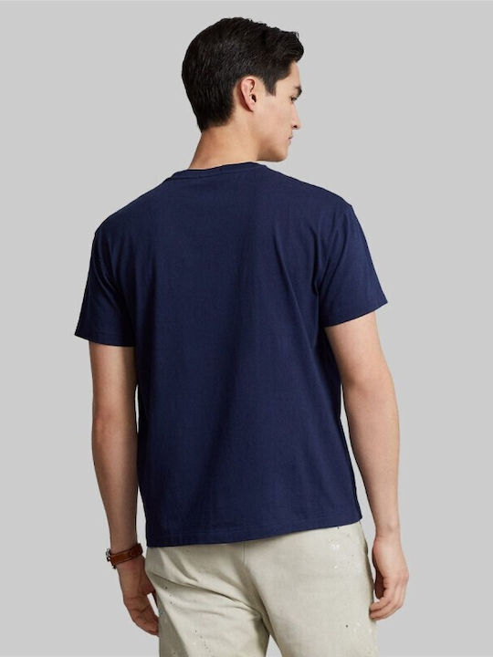 Ralph Lauren Ανδρικό T-shirt Κοντομάνικο Navy Μπλε