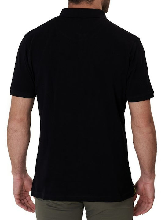 Dors Men's Short Sleeve Blouse Polo Black