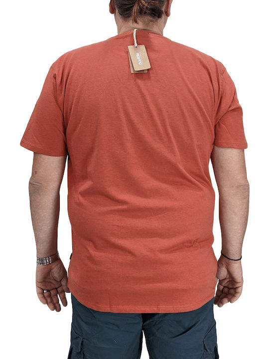 Double A Men's Short Sleeve T-shirt Brick