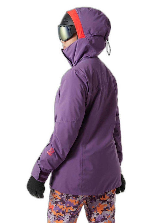 Helly Hansen Powshot 65760-678 Γυναικείο Μπουφάν για Σκι & Snowboard Μωβ