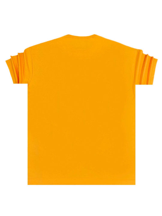 Henry Clothing Men's Short Sleeve T-shirt Yellow