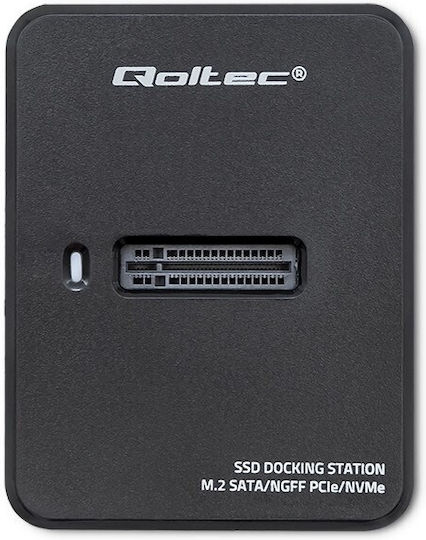 Qoltec Hard Drive Docking Station PCIe/SATA M.2(2230)" / M.2(2280)" with Connection USB 3.1 (50313)