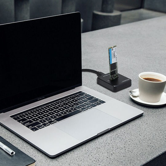 Qoltec Hard Drive Docking Station PCIe/SATA M.2(2230)" / M.2(2280)" with Connection USB 3.1 (50313)
