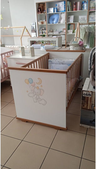 Asterias Bebe Κούνια Flyung Elephant Μπεζ