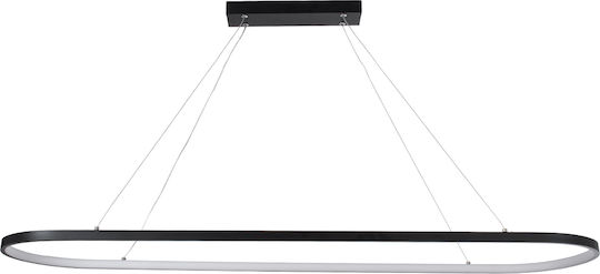 GloboStar Bolivar Висящо Осветително Тяло Черен 120x30см.