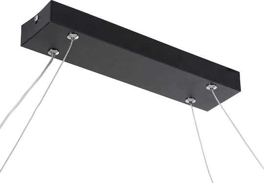 GloboStar Bolivar Висящо Осветително Тяло Черен 120x30см.