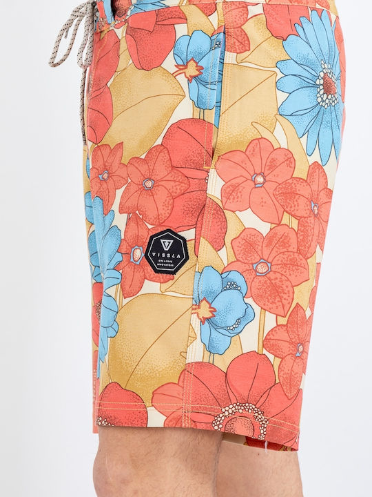 Costum De Baie Bărbați Bermude Multicolor Floral