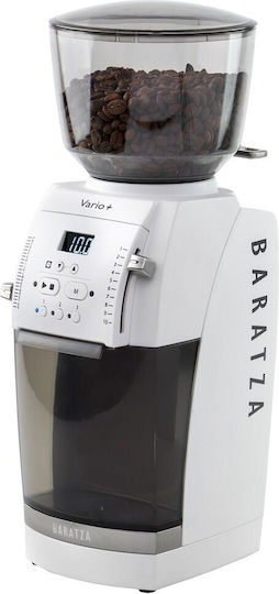 Baratza Vario+ Coffee Grinder On Demand with Bean Hopper Capacity 250gr White
