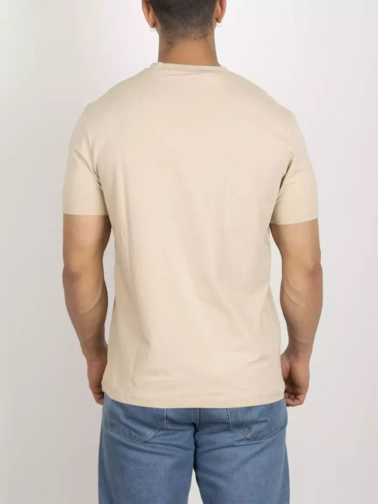 Karl Lagerfeld Men's Short Sleeve T-shirt Beige