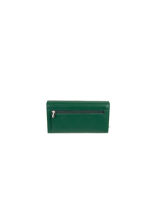 Fetiche Leather 1-796 Leather Women's Wallet Green AN 1-796