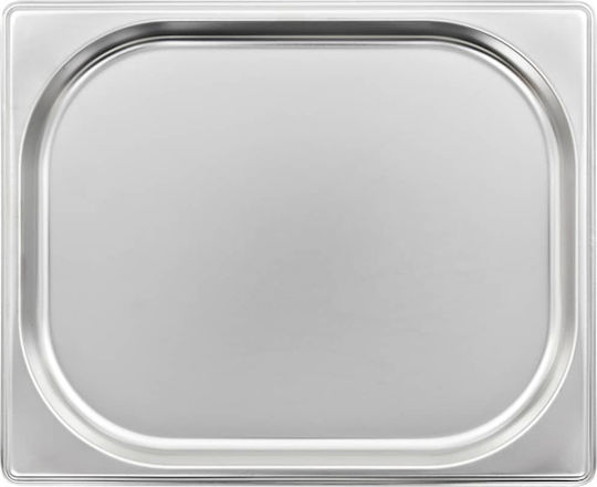 vidaXL Stainless Steel Gastronorm GN1/2 H20mm 8τμχ