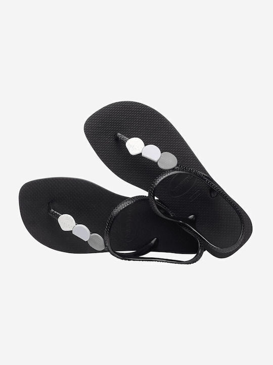 Havaianas Flash Urban Plus Papuci de plajă în stil sandale în Negru Culore