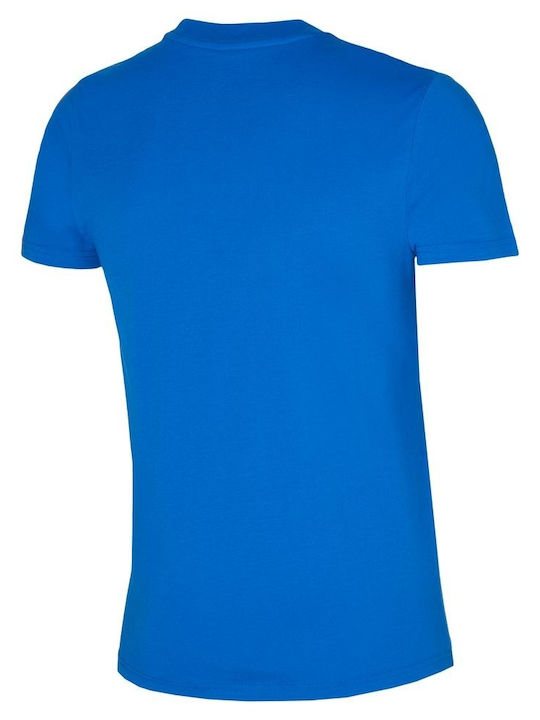 Mizuno Bărbați T-shirt Sportiv cu Mânecă Scurtă Peace Blue