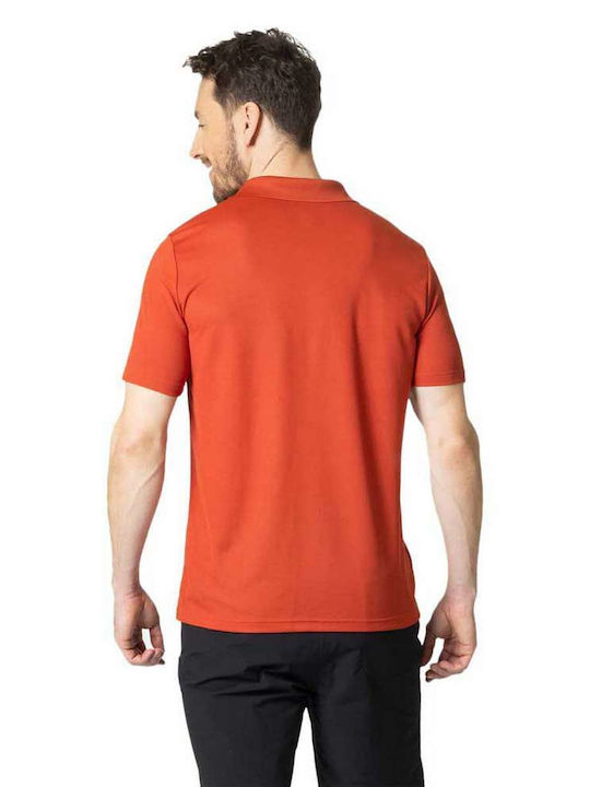 Odlo Men's Athletic Short Sleeve Blouse Polo Orange