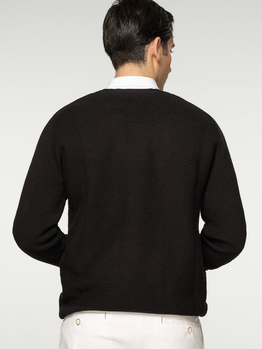 Artisti Italiani Men's Long Sleeve Sweater Black