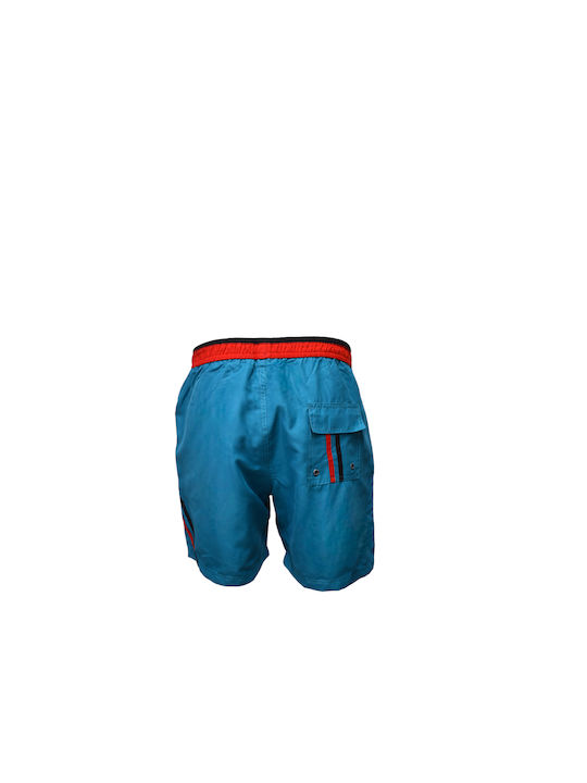 Apple Boxer Herren Badebekleidung Bermuda Blau