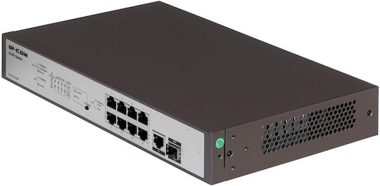 IP-COM Pro-S8-150W Unverwaltet L2 PoE+ Switch mit 8 Ports Gigabit (1Gbps) Ethernet und 2 SFP Ports