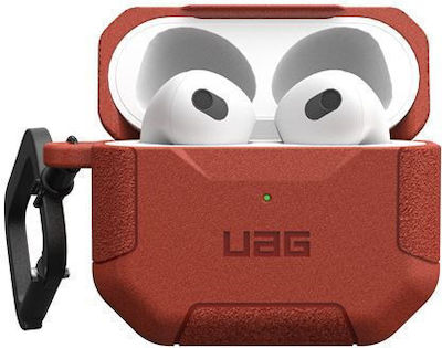 UAG Scout Θήκη Σιλικόνης με Γάντζο Rust για Apple AirPods 3