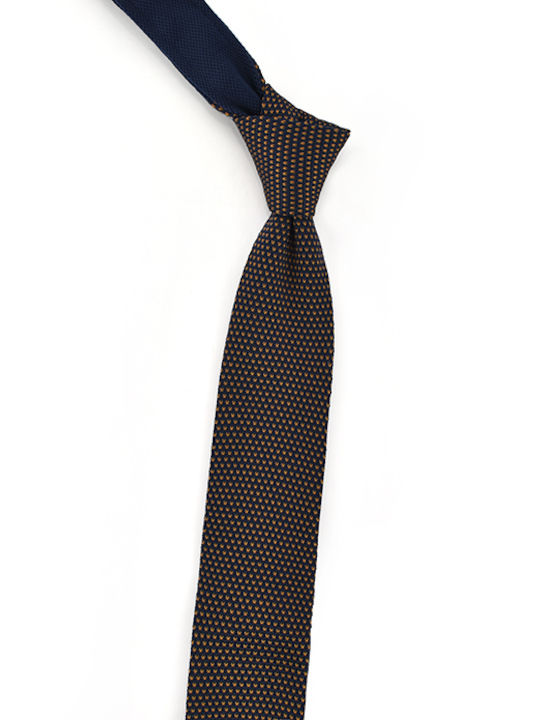 Tie Monte Napoleone 212-14-1250-1400 blue-tan Monte Napoleone Blue + tan