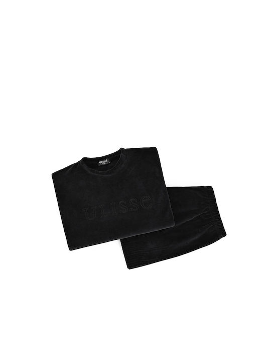 Pyjama Velvet Ulisse M200 Schwarz Ulisse Schwarz