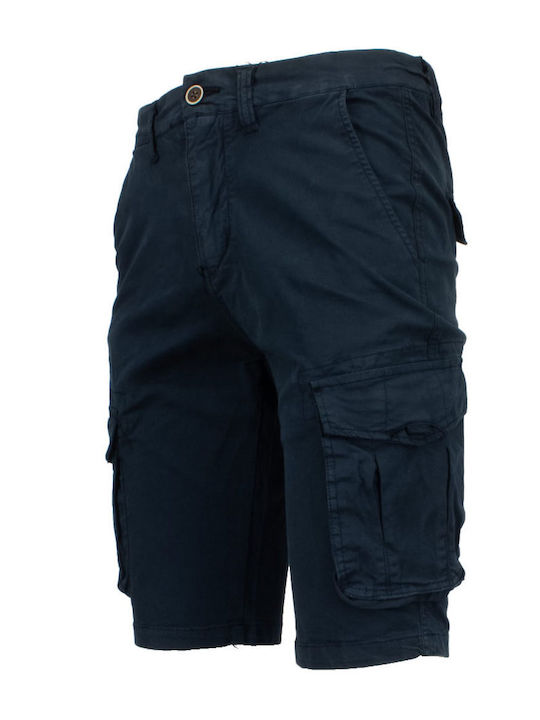 NEW YORK TAILORS MEN'S ZIPPER CARGO BLUE ADAMO-NAVY