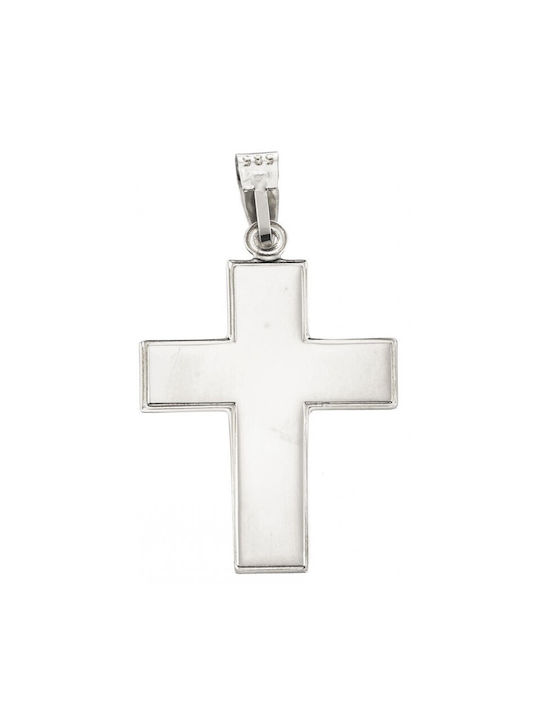 White Gold Cross ST443 14 Carat