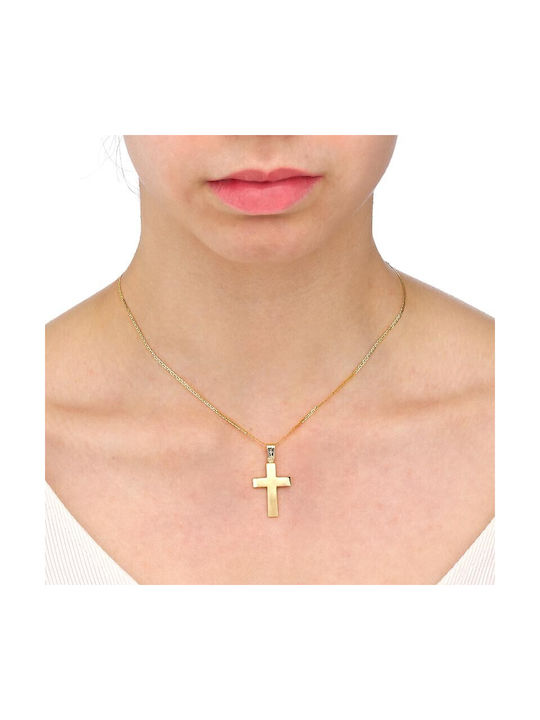 Gold cross ST25403G 9 Carat gold cross