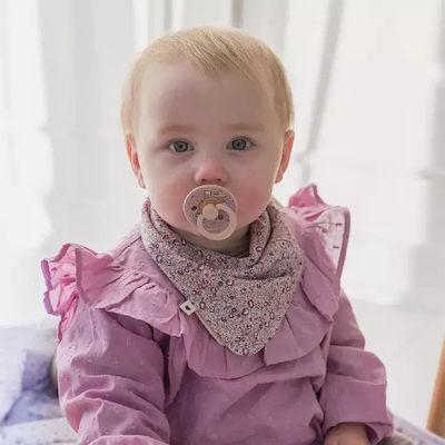 Bibs Eloise Blush Bandana Fabric with Lace Band Pink