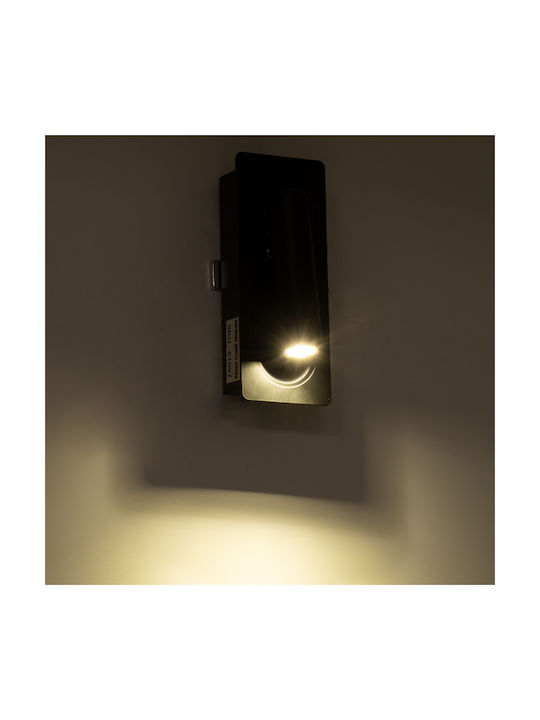 GloboStar Manhattan Μονό LED Φυσικό Λευκό Σποτ σε Λευκό Χρώμα