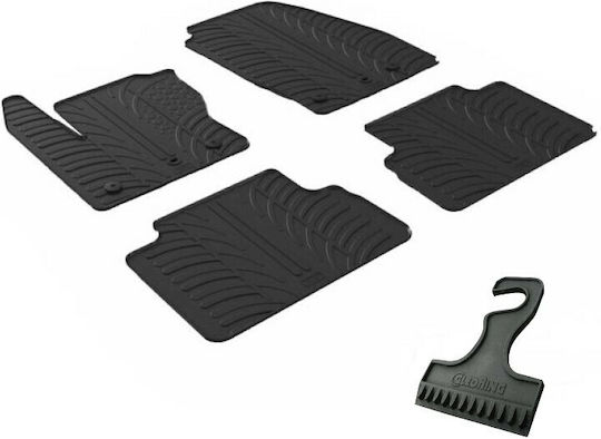 Gledring Set of Front and Rear Mats 4pcs for Ford C-Max 2015 Black