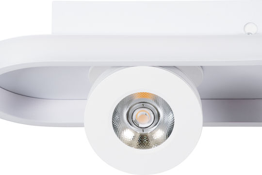GloboStar Nespo LED Spot with 4 Lights in White Color