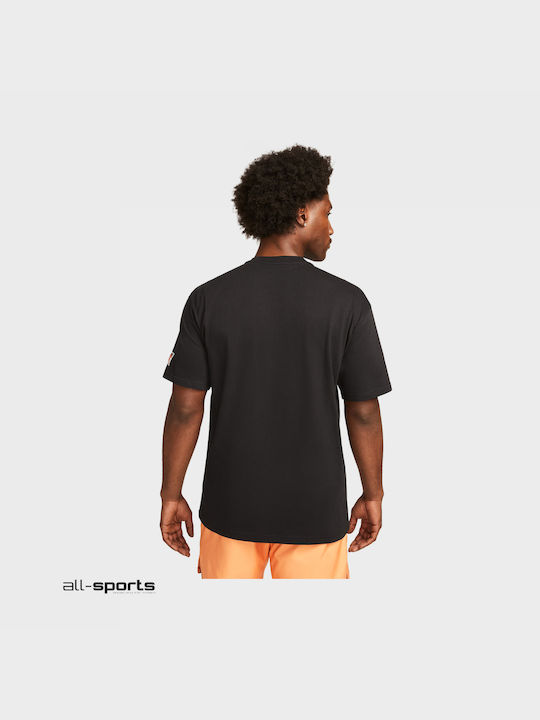 Nike Herren Sport T-Shirt Kurzarm Schwarz