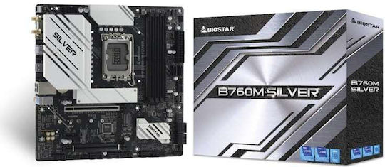 Biostar B760M-Silver Ver. 6.0 Motherboard Micro ATX με Intel 1700 Socket