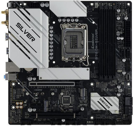 Biostar B760M-Silver Ver. 6.0 Motherboard Micro ATX με Intel 1700 Socket