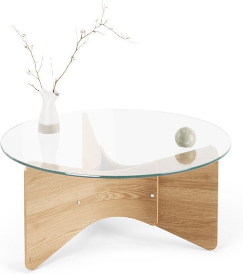 Централна Кафе Маса Madera Бежова Централна Кафе Маса Madera Бежова