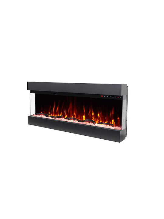 Hitense 43 Wandmontiert Elektrischer Kamin 1600W 110.2x48.4cm Schwarz