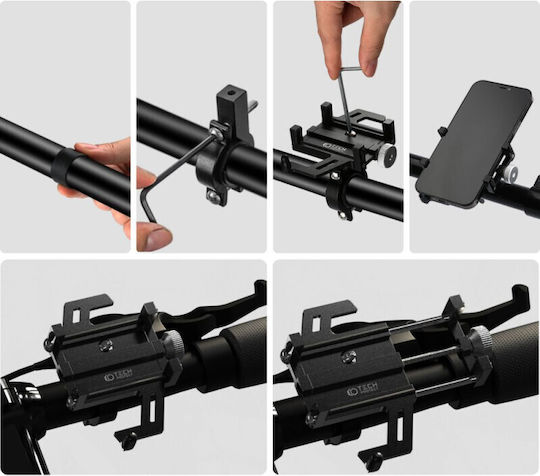 Tech-Protect V1 Fahrradhalterung für Handy Schwarz/Rot