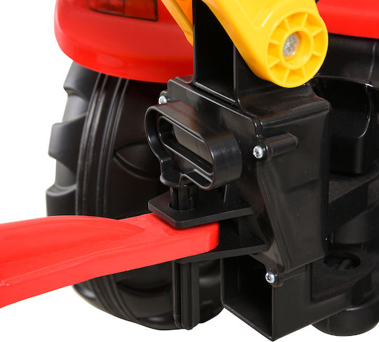 Kinder Bulldozer Fuß zu Boden mit Kutsche & Pedal Rot