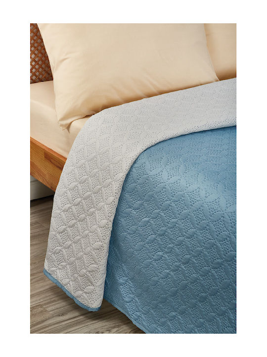 Whitegg L068 Κουβερλί Μονό Microfiber 2 Petrol 160x240cm