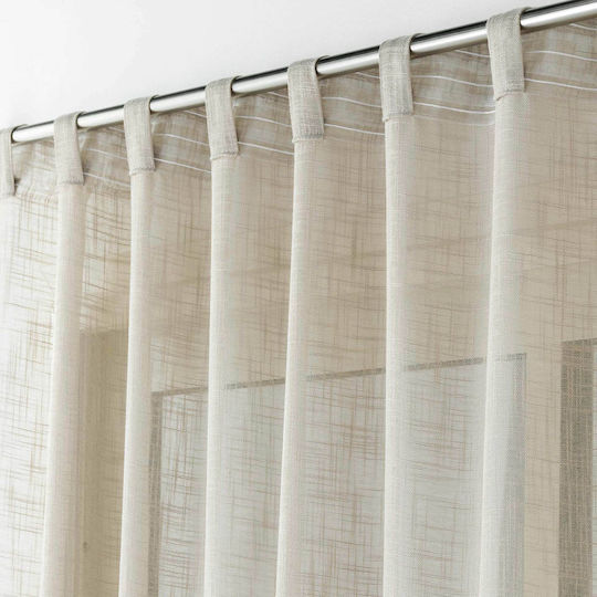 Douceur d'Intérieur L-C Haltona with Tab Top Beige 140x240cm