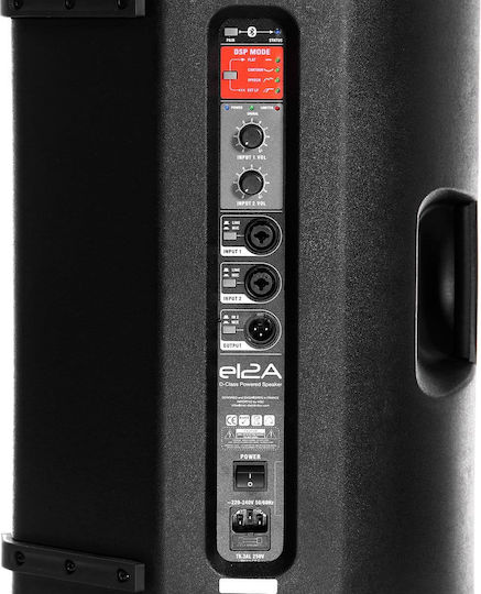 Elokance E12A Aktiv Sprecher PA 650W mit Woofer 12" 36.5x36x61cm.
