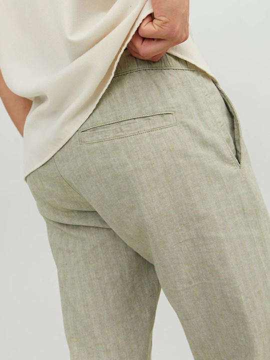 Trousers Elastic Khaki